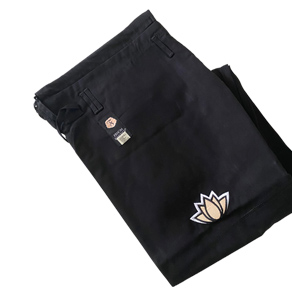 FENOM BLACK SOFT CANVAS PANTS